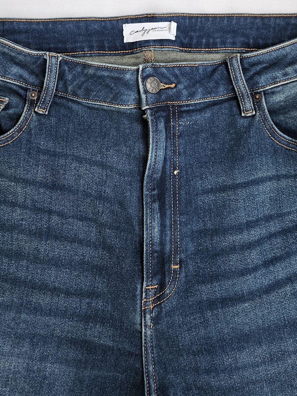 Carly Jean Los Angeles Dylan Dad Jean 3X High Rise Relaxed Straight Jeans - Picture 5 of 13